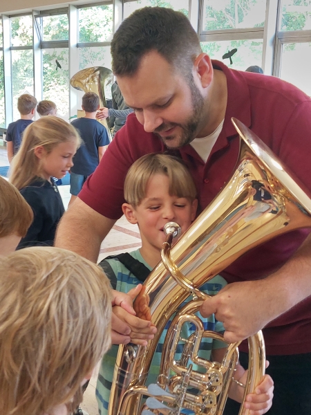 Instrumentenkarusell in der 3.Klasse