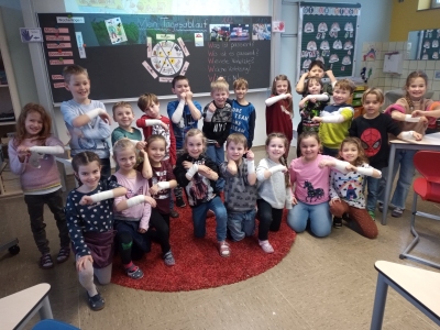 Pflasterkurs in der ersten Klasse