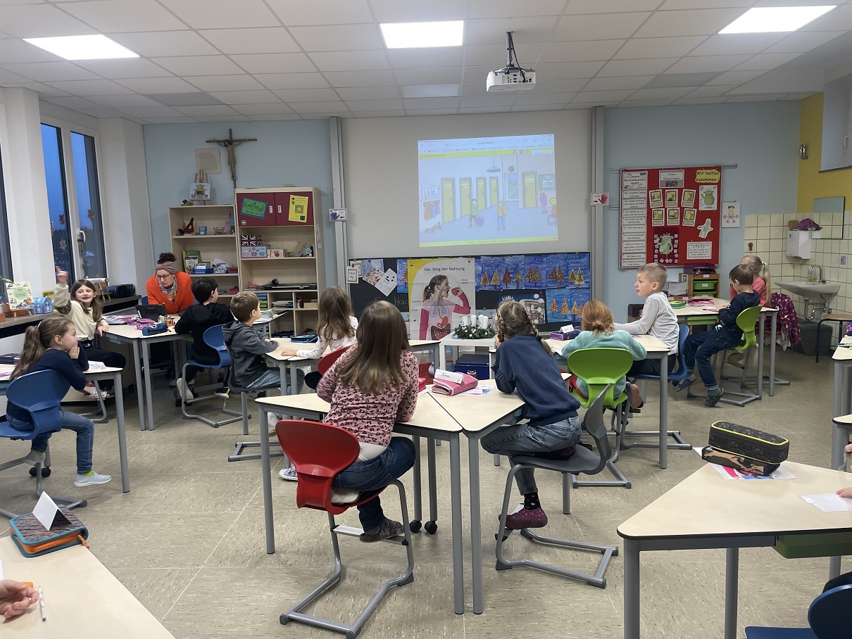 Der Weg der Nahrung in der 2. Klasse mit Klaro