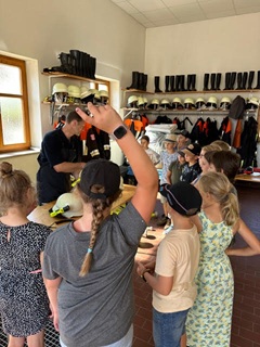 Besuch bei der Feuerwehr