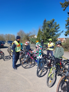 Endlich mit dem Rad zur Schule...