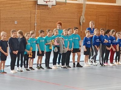 Erfolgreiche Teilnahme der Grundschule Fremdingen am Kreissportfest Gerätturnen 2025