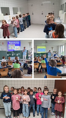 Der Zahnarzt kommt zu seinen kleinen &quot;Patienten&quot; in die Schule