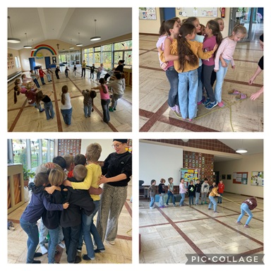 Teamarbeit in der 3. Klasse – Besuch von Klasse 2000