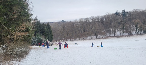 Schlittenfahren am Urlas – Lernen in Bewegung